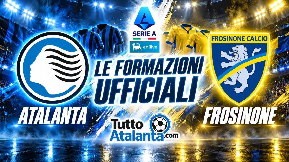 Atalanta-Frosinone, le formazioni ufficiali