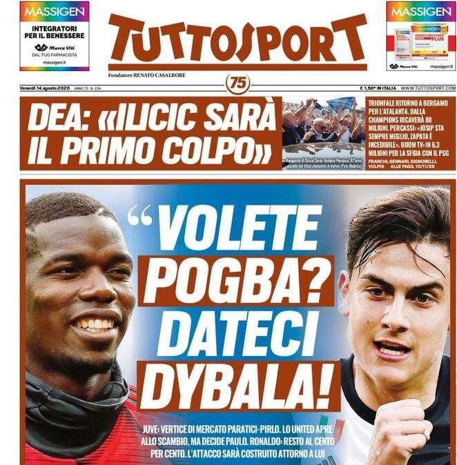 Tuttosport: «Dea: Ilicic sarà il primo colpo»