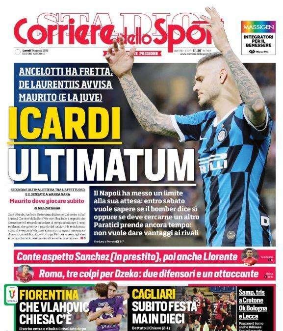 Prime Pagine - "Icardi ultimatum"; "Juve, a chi dai questa maglia?"