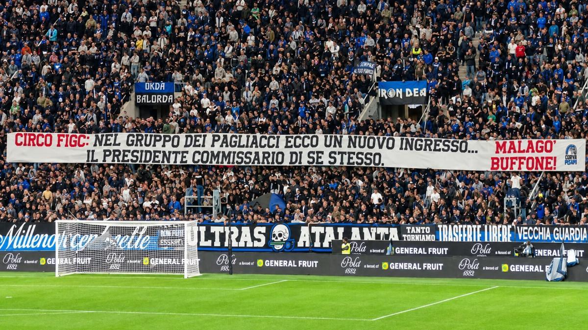 Curva Nord Atalanta contro Malagò: "Il presidente commissario di se stesso"
