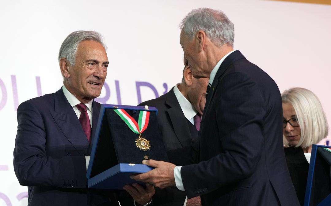 A Gravina il Collare d’Oro al merito sportivo: “Riconoscimento frutto di un percorso condiviso”