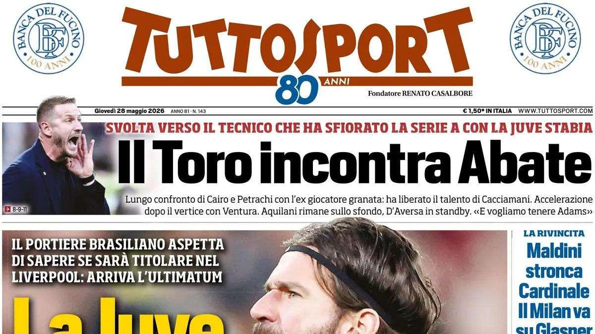 PRIMA PAGINA – Tuttosport: "Yildiz non si tocca!"