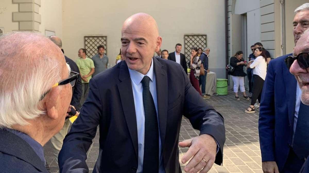 Il Presidente della Fifa in visita alla Serie A 
