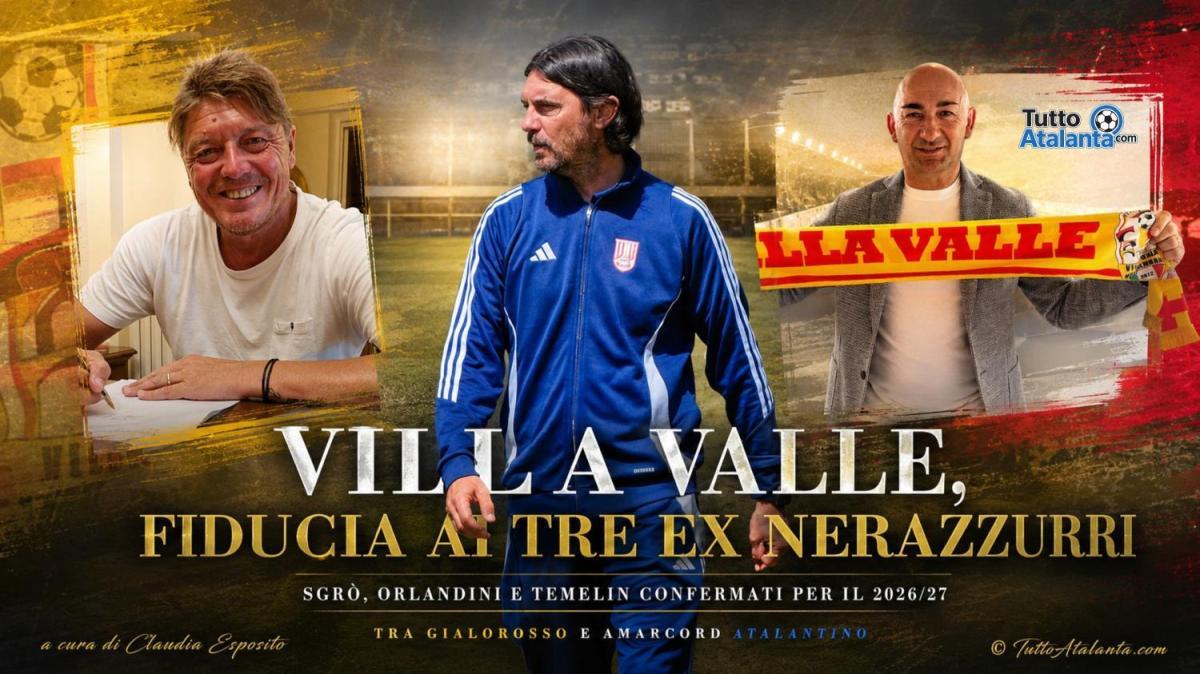 Orlandini, Temelin e Sgrò: il Villa Valle riparte dai suoi tre moschettieri ex nerazzurri