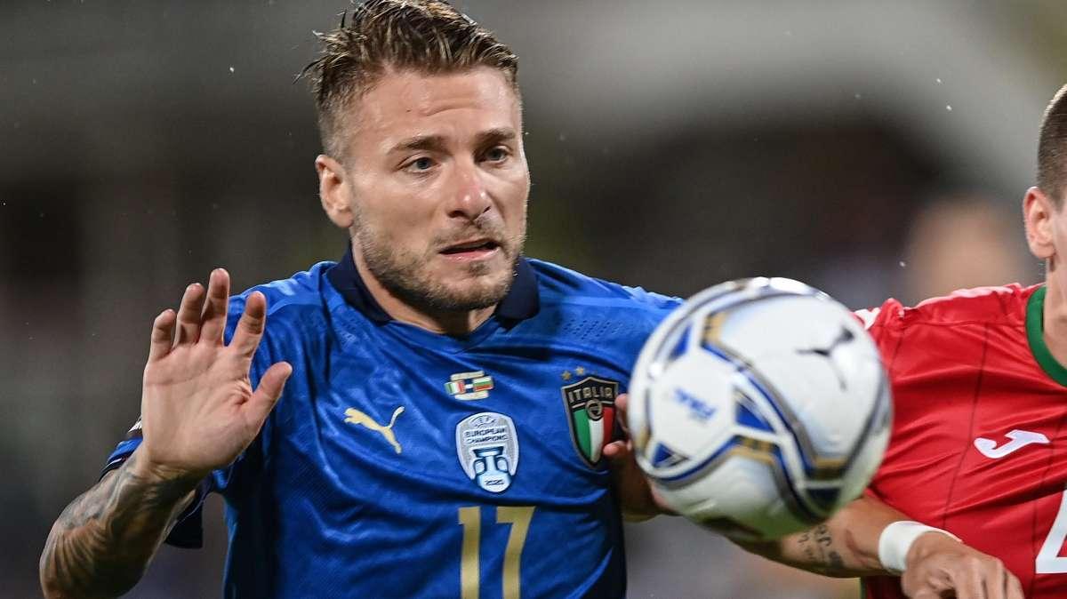  Stasera Italia-Inghilterra: Immobile out a causa di una contrattura muscolare