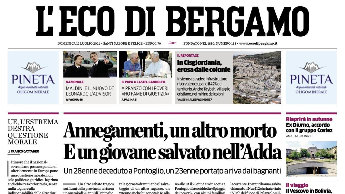 PRIMA PAGINA – L'Eco di Bergamo: "È cambiato tutto. Missione rinnovo con Ederson"