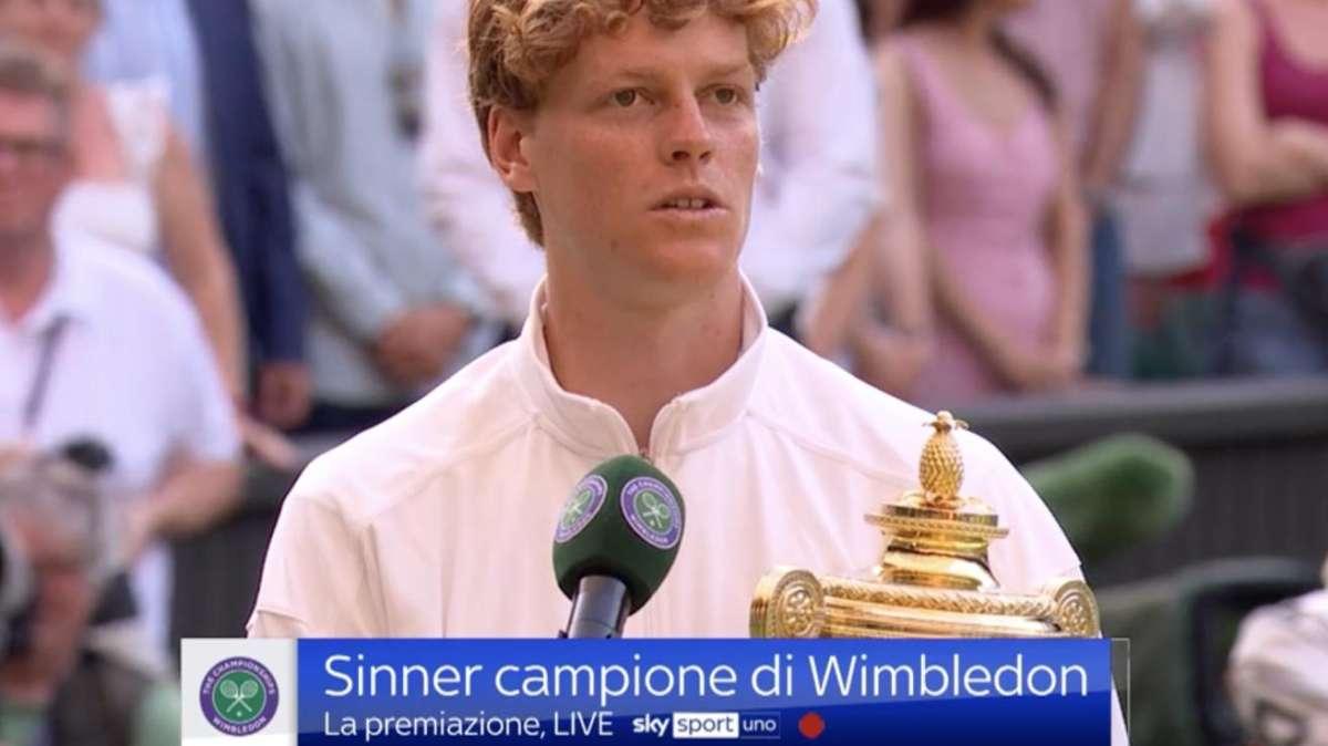 TASPORT24 - Sinner riscrive la storia: trionfo epico a Wimbledon, è lui il nuovo re del tennis mondiale