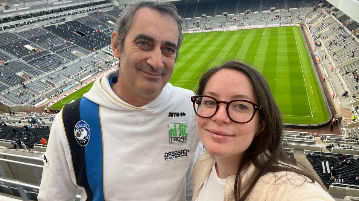 Belotti con la figlia Beatrice