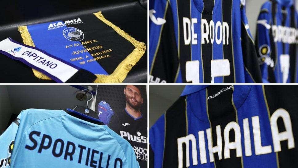 FOTO - Lo spogliatoio della Dea in vista della Juve, le immagini dal Gewiss Stadium 