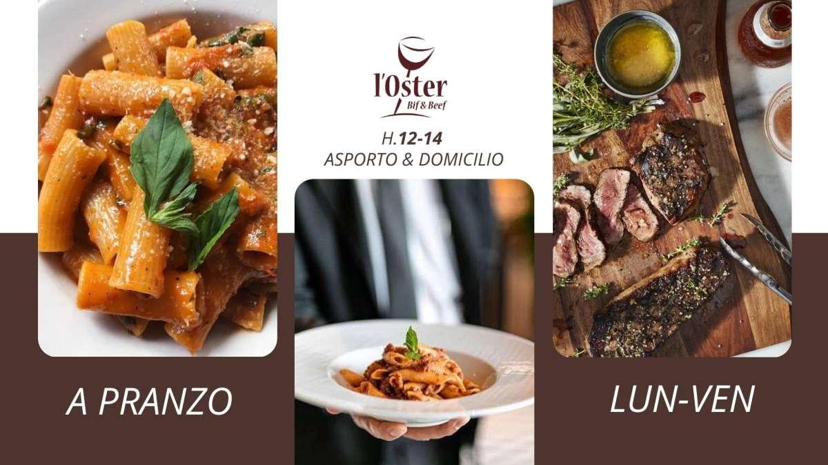 L'Oster Valtrighe & Grassobbio: il tuo pranzo ogni giorno ad Asporto & Domicilio