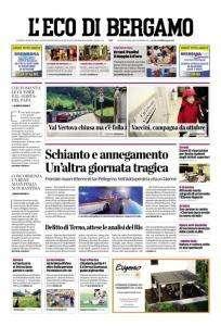 L'Eco di Bergamo: "L'Atalanta perde 4-1. Si ferma Scamacca: guaio al ginocchio"