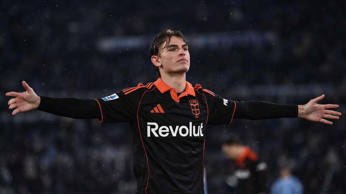 Lazio-Como 0-3, show di Nico Paz: tabellino & gol