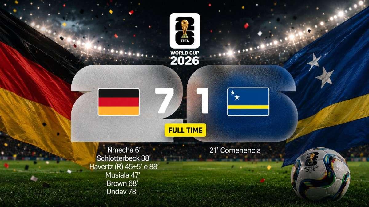 La Germania dilaga all'esordio: Curaçao travolto a Houston 7-1
