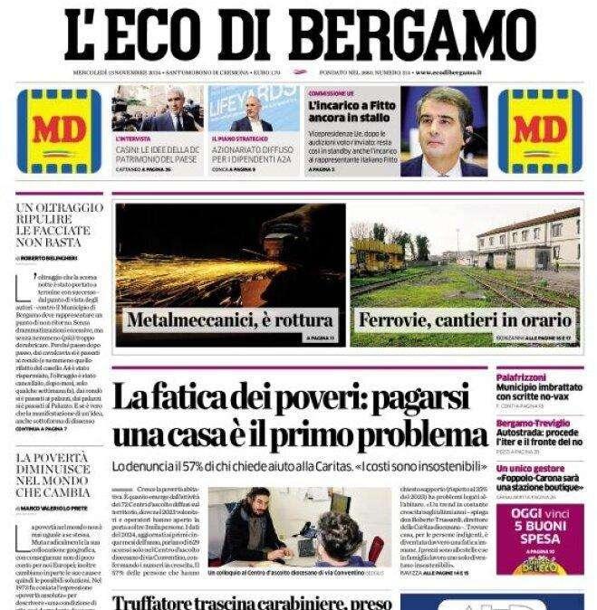 L'Eco di Bergamo: "L'Atalanta sorride grazie a Bellanova: così fa la differenza"