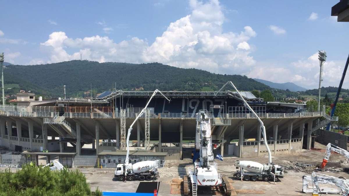 Rinnovamento in arrivo: inizia il restyling della Curva Sud dell'Atalanta