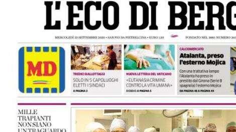 L'Eco di Bergamo sull'Atalanta: "Preso l’esterno Mojica"