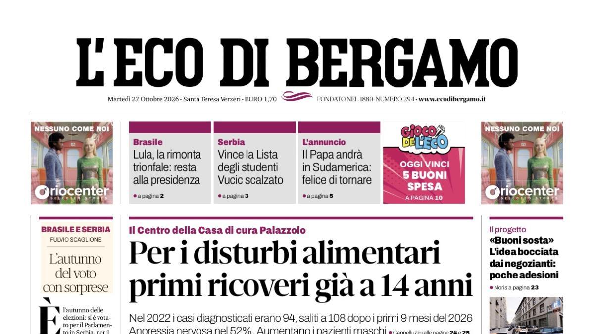 PRIMA PAGINA – L'Eco di Bergamo: "Krstovic, gol ed esempio da seguire"