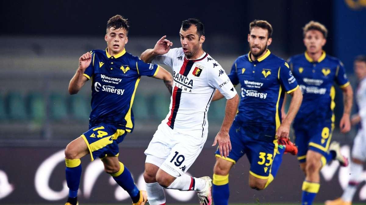 Serie A, il posticipo. H.Verona e Genoa non si fanno male