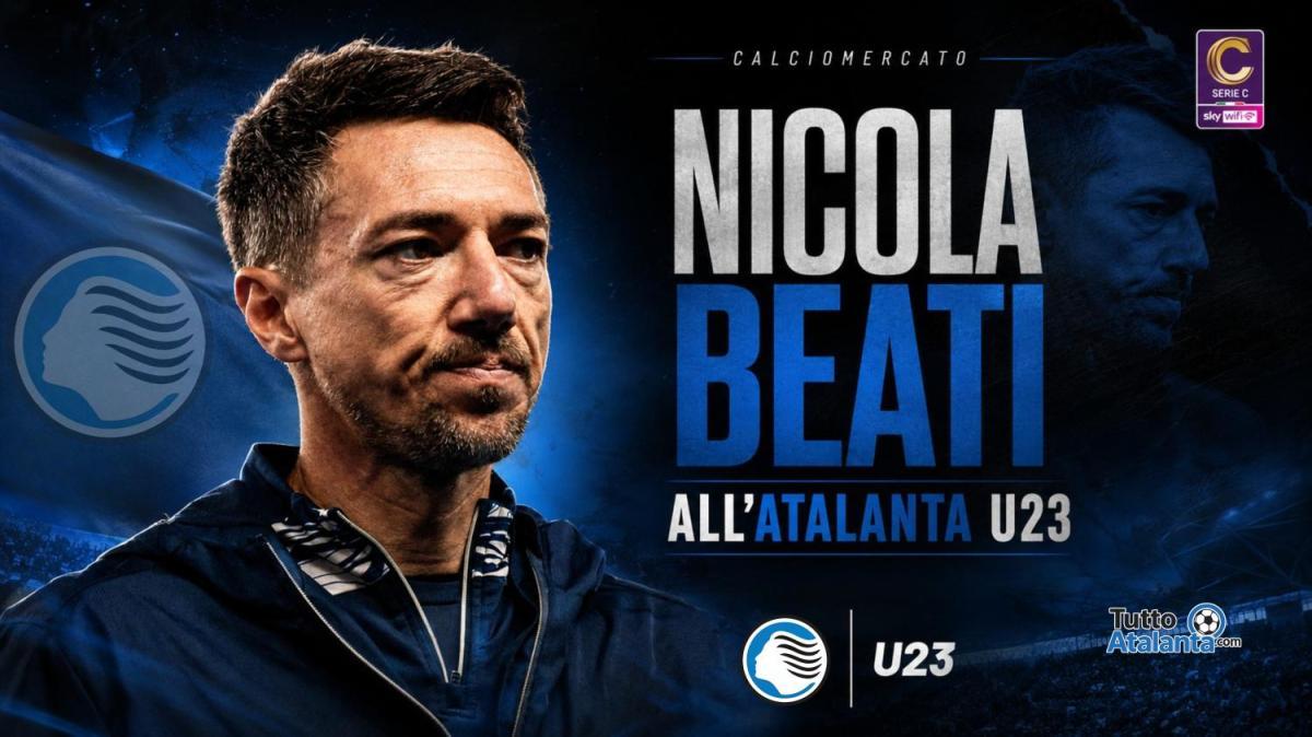 Nicola Beati è il nuovo allenatore dell'Atalanta U23