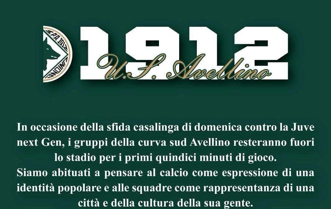 La Curva Sud contro le squadre B: "Fuori dallo stadio per i primi 15 minuti contro la Juve NG"