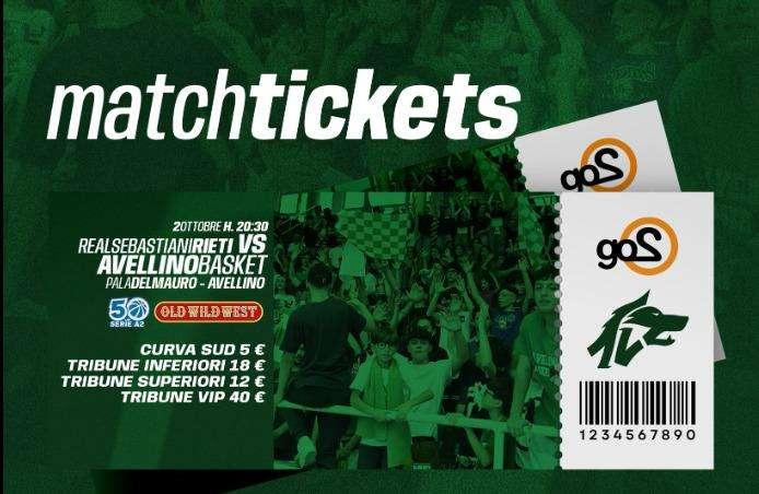 Avellino Basket - Real Sebastiani Rieti, ecco come acquistare i tagliandi 