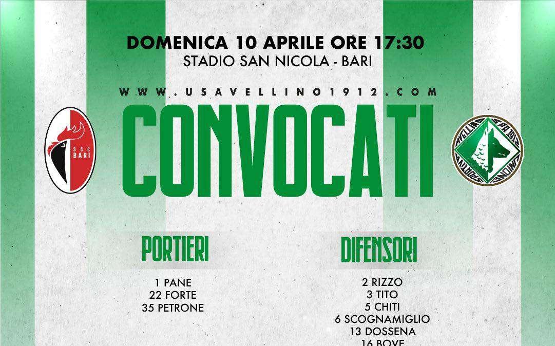 Avellino, i convocati di Gautieri: Maniero salta il Bari, Kanoute c'è