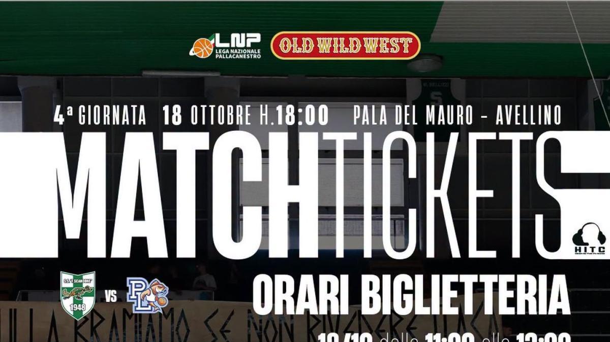 Scandone Avellino-Pielle Livorno: parte la prevendita