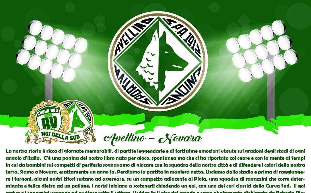 Avellino-Novara, i supporter della Curva Sud ospiteranno i ragazzi della Polisportiva San Giacomo