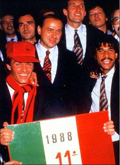 L'Avellino e Berlusconi legati da un filo diretto: 15 maggio 1988, il primo scudetto del suo Milan coincide con la retrocessione dei lupi in Serie B