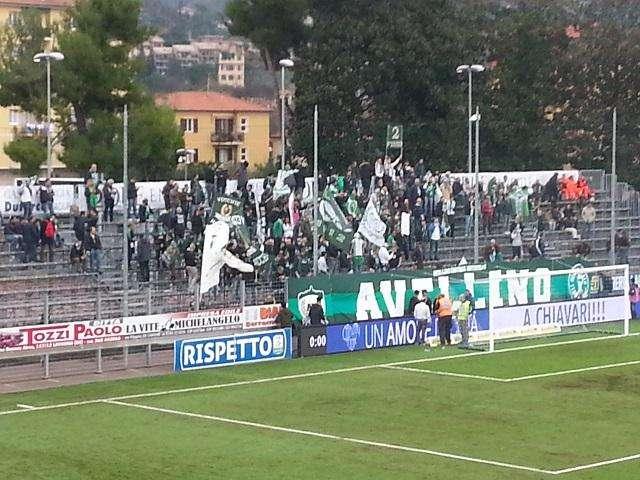 Virtus Entella-Avellino: arrivano i tifosi biancoverdi