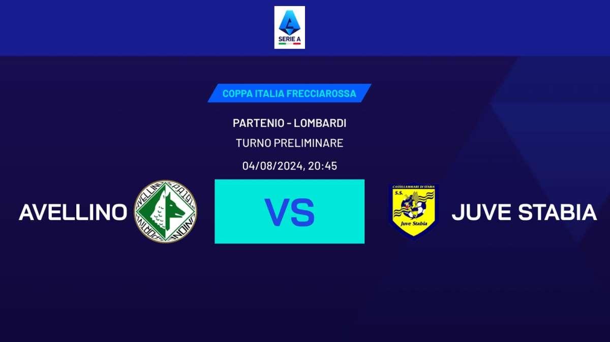 UFFICIALE - C'è la data, il campo e l'orario della gara di Coppa Italia tra Avellino e Juve Stabia