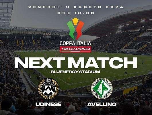 Udinese-Avellino: prevendita attiva, ecco come acquistare i tagliandi