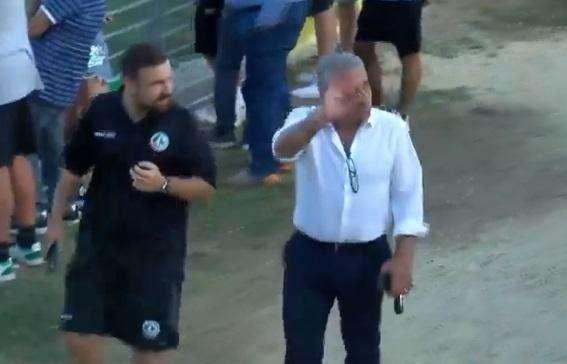 Il patron D'Agostino fa visita all'Avellino in ritiro
