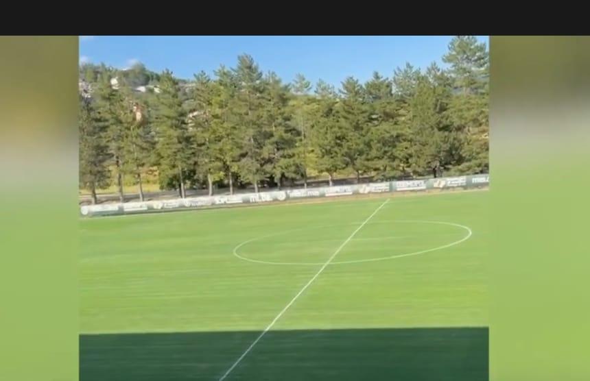 FOTO - Rivisondoli aspetta l'Avellino, il terreno di gioco è pronto