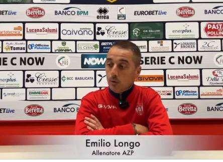 Picerno, Longo: "Dobbiamo fare una partita perfetta. Siamo noi artefici del nostro destino"