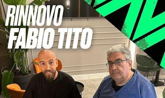 Tito sul rinnovo: "Ringrazio la società per avermi rinnovato la fiducia. Voglio ricambiare l'affetto dei tifosi, quelli che vogliono il bene dell'Avellino"
