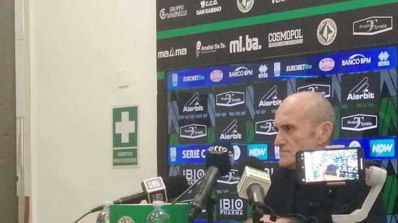 Cangelosi (Casertana): "Siamo partiti un po' timorosi, poi abbiamo avuto le palle per pareggiare. Nel secondo tempo abbiamo accusato un po' di stanchezza"