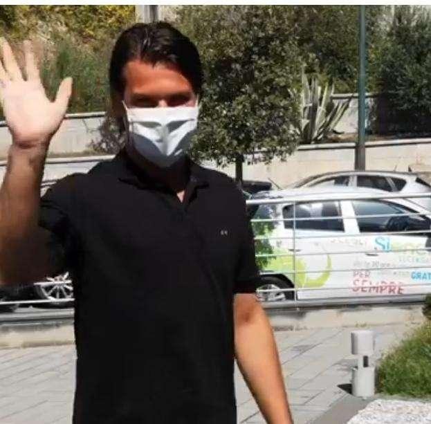 Maniero arrivato a Montefalcione per la firma