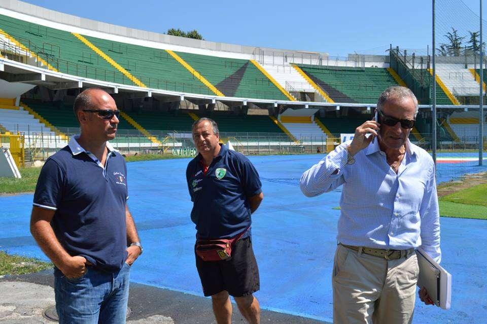Stadio Partenio-Lombardi, l'omologatore Longhi: "Esame superato, avete un bellissimo impianto"