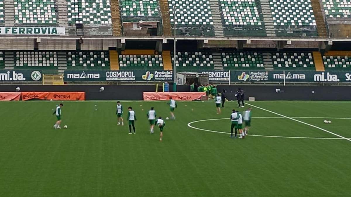 Ripresa al Partenio: differenziato per Favilli, Milani e Palmiero. Due assenti