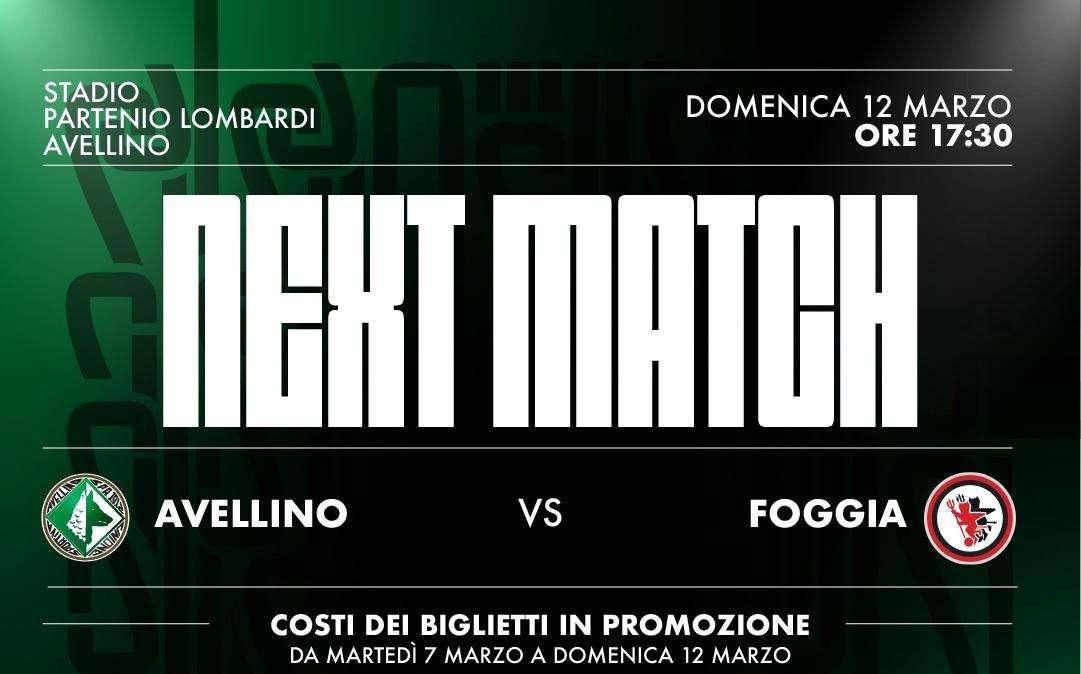 Avellino-Foggia, parte oggi la prevendita. Biglietti ridotti per Under 25, Over 65 e le donne. Ulteriore riduzione per gli Under 15