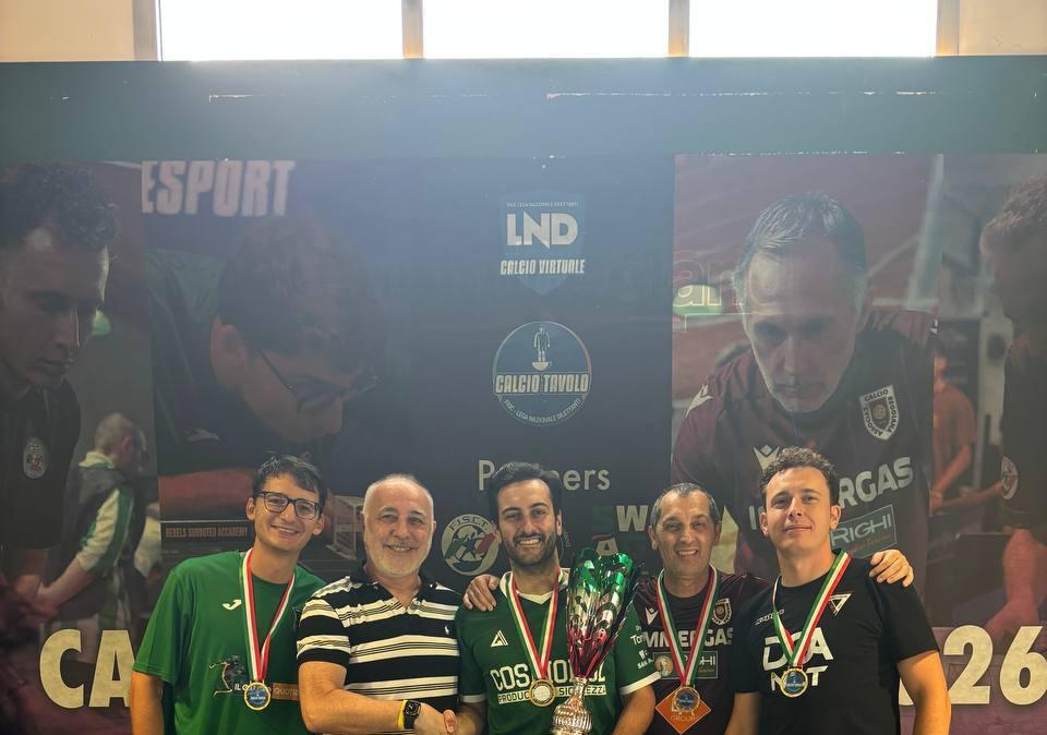 US Avellino 1912 campione d'Italia LND di calcio tavolo