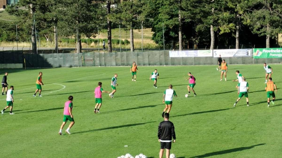 Primo allenamento dell'Avellino a Rivisondoli: termina una prima giornata molto intensa