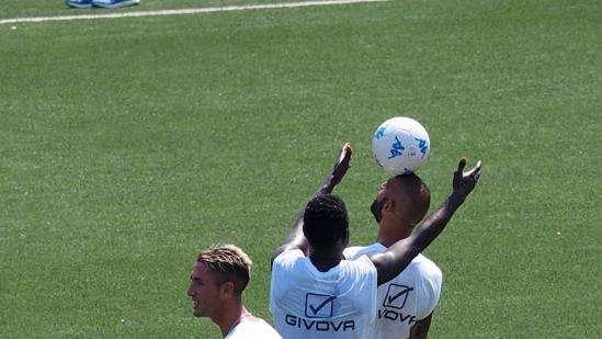 Lavoro mattutino a Cascia: forza in palestra e poi campo. A parte Molina