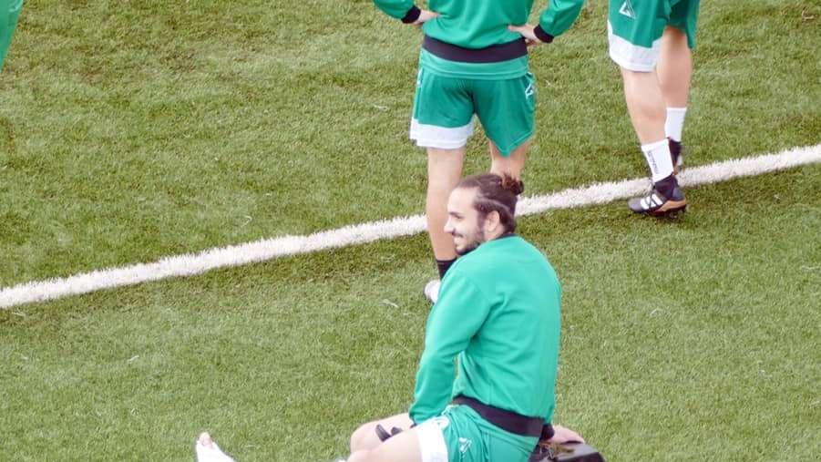 Avellino, allenamento al Partenio-Lombardi con uno "spettatore" d'eccezione