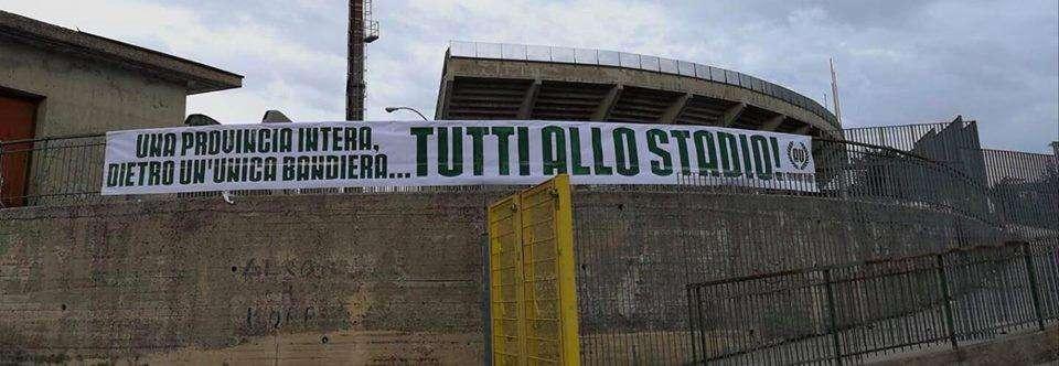 Arriva il Cassino, la Curva Sud chiama a raccolta l'intera provincia: "Tutti allo stadio"