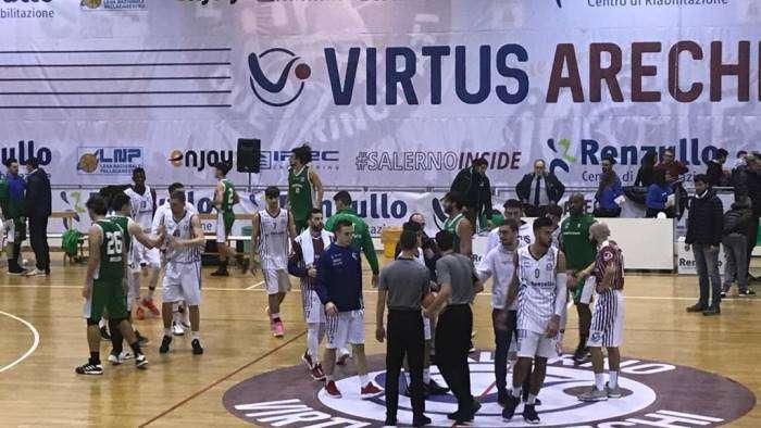 Crollo della Scandone in casa della Virtus Arechi: lupi ko 92-59