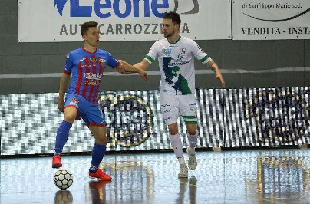 Sandro Abate, è 1-1 in casa della Meta Catania. Gli irpini mantengono a distanza gli etnei
