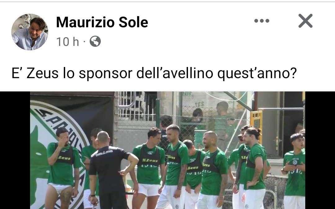 Scivolone Avellino: casacche Zeus sopra le maglie Magma. Lo sfogo di Maurizio Sole su Facebook