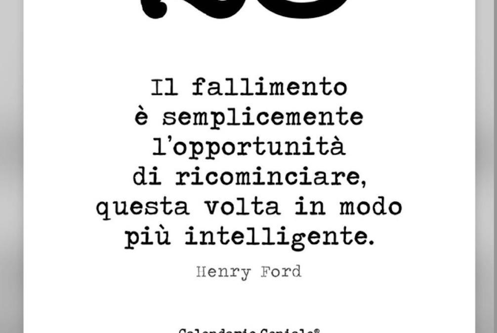 Patierno: "Il fallimento è l'opportunità di ricominciare in maniera più intelligente"